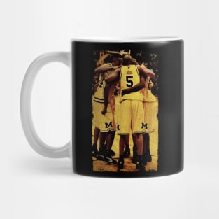 FAB FIVE TEAMS BASKETBALL RETRO Mug